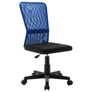 Kancelářská židle černá a modrá 44x52x100 cm síťovina textil