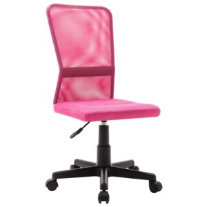 Kancelářská židle růžová 44 x 52 x 100 cm síťovina textil