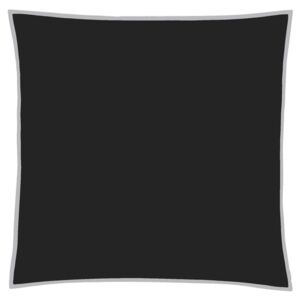Christian Fischbacher Povlečení na polštář Satin Proportion Black / Light Grey 65 x 65 cm na zip