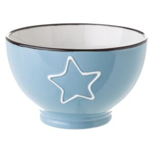 Modrá keramická miska Unimasa Star, 580 ml