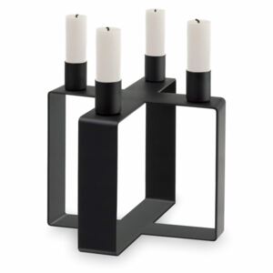 Designový svícen Frame X Cubic Black
