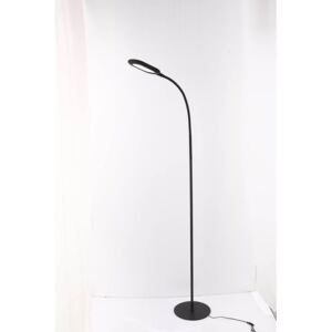 Stojací stmívatelná LED lampa, 10W, teplá-studená bílá, 140cm, černá