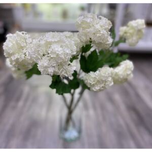 Umělá květina Gasper kalina bílá 49cm
