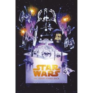 Plakát, Obraz - Star Wars: Epizoda V - Impérium vrací úder, (61 x 91,5 cm)