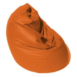 Oranžový sedací vak hruška Gleo 250 L