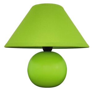Stolní moderní keramická lampa ARIEL, 1xE14, 40W, zelená