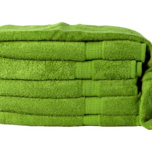 Ručník froté Deluxe zelená 50x100cm - 50 x 100 cm - Zelená