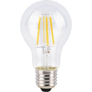 Filamentová LED žárovka, A60, E27, 10W, teplá bílá
