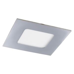 Přisazený koupelnový LED panel LOIS, 3W, teplá bílá, 9x9cm, hranatý, chromovaný, IP44