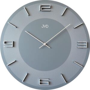 Designové nástěnné hodiny JVD HC33.1 sedo-modré