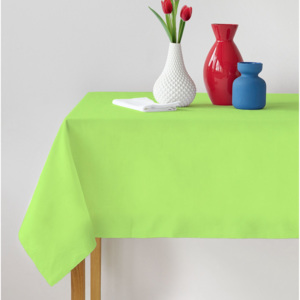 Bavlněný ubrus zelený Rozměr: 100 x 145 cm, Gramáž: 130 g/m2