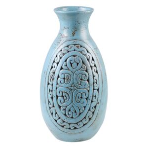 Dekorativní modrá váza MEGARA
