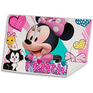 Kids Licensing Dětský ručník na ruce a obličej \"Minnie mouse\" - 40x30 cm - růžová