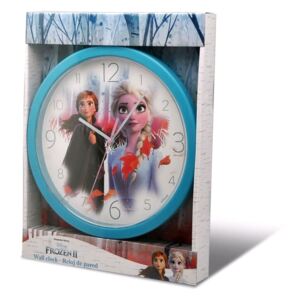 Kids Licensing Analogové nástěnné hodiny \"Ledové Království\" 25 cm modrá