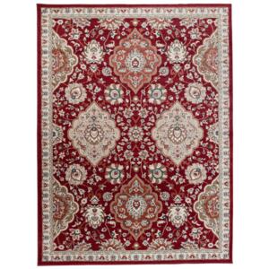 Kusový koberec DUBAI pacio - červený/béžový