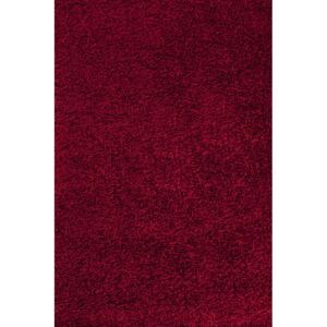 Ayyildiz Kusový koberec Shaggy Dream 4000 vínový vysoký vlas 060x110 cm