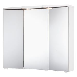Jokey TRAVA LED Zrcadlová skříňka - bílá - š. 75 cm, v. 65 cm, hl. 22 cm 111514120-0110