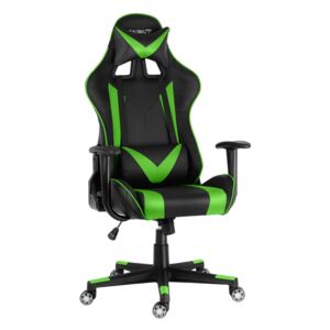 Herní židle RACING PRO ZK-009 černo-zelená