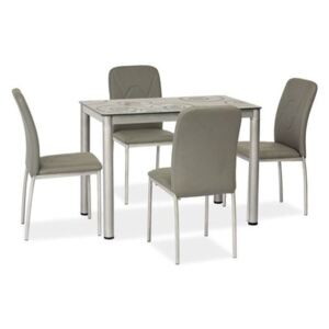 Jídelní stůl Damar 100x60 cm šedý