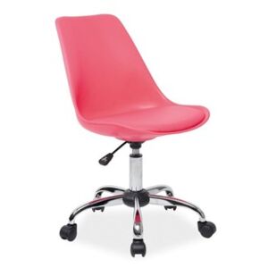 Kancelářská židle Q-777 růžová