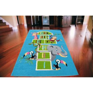 Dětský koberec Tom TOP modrý, Velikosti 133x180cm