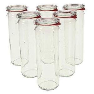 WEBHIDDENBRAND Weck Zavařovací sklenice válcová Zylinder 600 ml, průměr 60