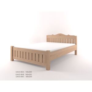 Stylová manželská postel CASTELLO D38 - DUB