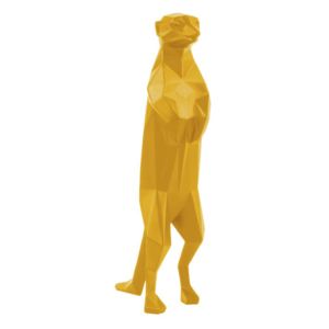 Socha surikaty Origami Meerkat 31,7 cm Present Time (Barva- matná žlutá)