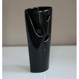 Keramická váza - černá, cena za ks