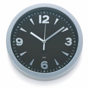Černé nástěnné hodiny Kela Berlin, ø 20 cm