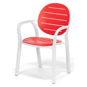 Polypropylenová židle MOLLY červená