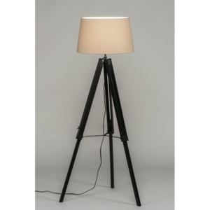 Stojací designová lampa Gianus Taupe and Black (Kohlmann)