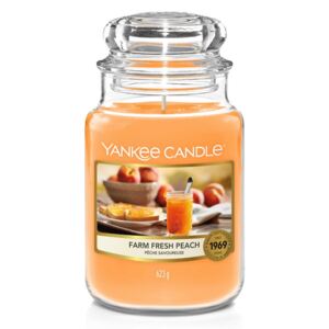 Yankee Candle vonná svíčka Farm Fresh Peach Classic velký