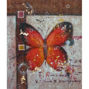 Obraz - Motýl na zdi