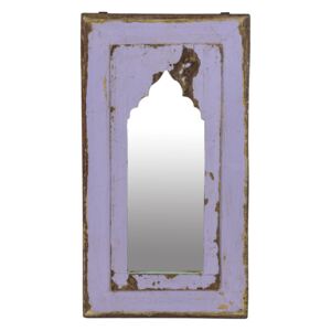 Sanu Babu Zrcadlo v rámu z teakového dřeva, 27x3x50cm (5L)
