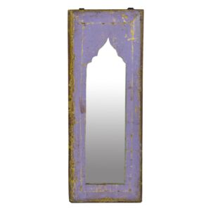 Sanu Babu Zrcadlo v rámu z teakového dřeva, 21x3x53cm