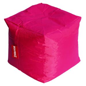 Růžový sedací vak BeanBag Cube