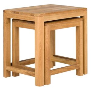 Dřevěný boční stůl z masivního dubu Kelenji