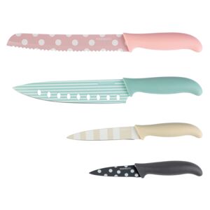 ERNESTO® Sada nožů, 4dílná (barevné)
