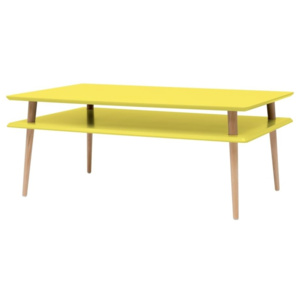 Calvasto Konferenční stolek POTOK high žlutá
