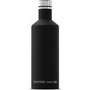 Černá cestovní termoláhev ASOBU Times Square 450ml