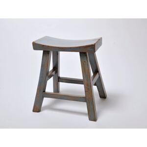 Hitra Dřevěná stolička/ sedlo modrá (39072006)