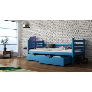Dětská postel 80x180 HELA - modrá