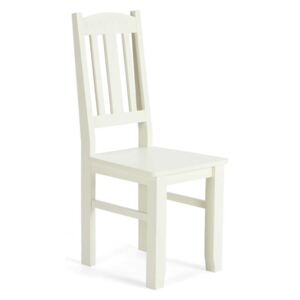 Dřevěná židle bílá Bradford