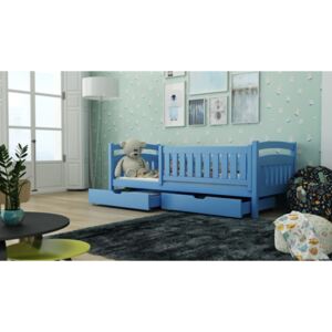 Postel pro děti 80x180 TITO - modrá