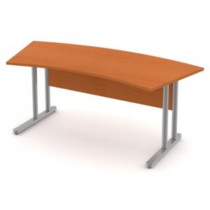 Stůl pracovní zaoblený - kovová podnož