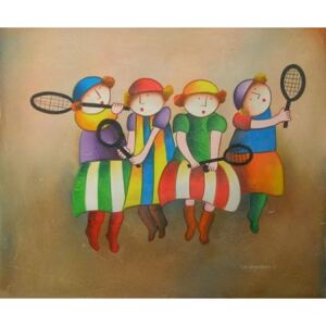 Obraz - Děti s pálkami na tenis