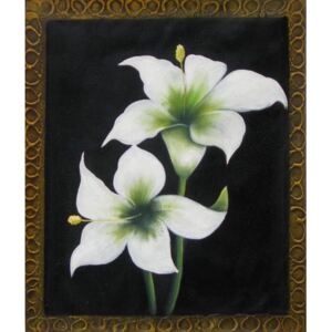 Obraz - Dva bílé květy
