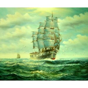 Obraz - Loď na moři