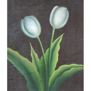 Obraz - Tulipány bílé